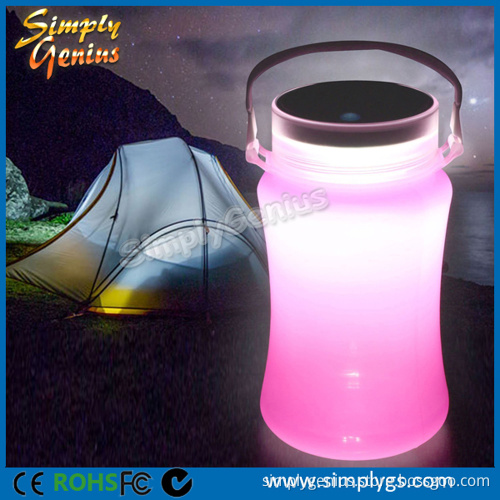 Emergency and portable 3 LED IP67 self charging led light